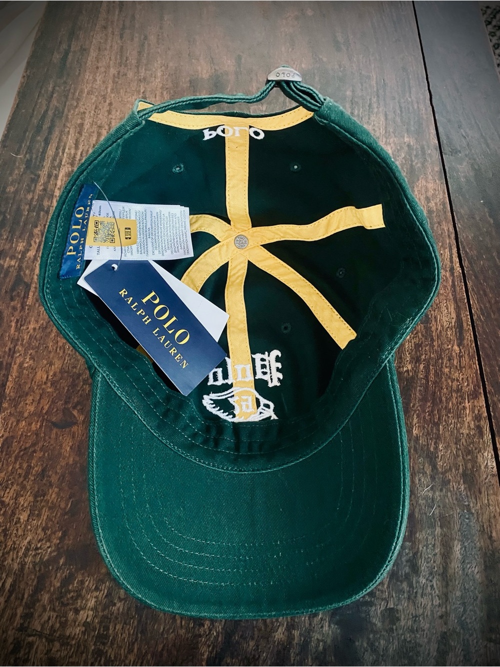 Green Ralph Lauren Polo hat - Picture 4 of 4